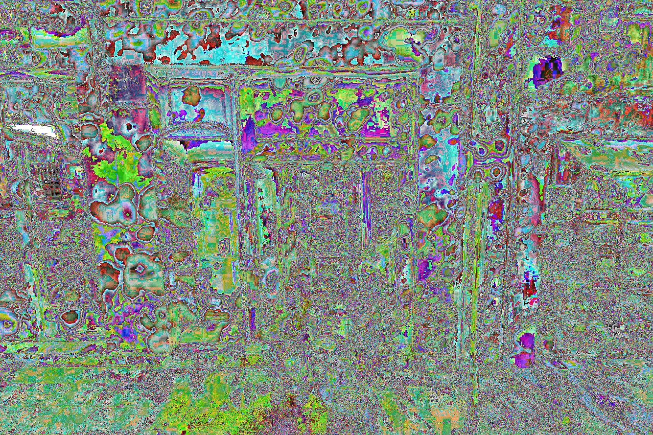 glitching picture of a paiting, Stable Diffusion